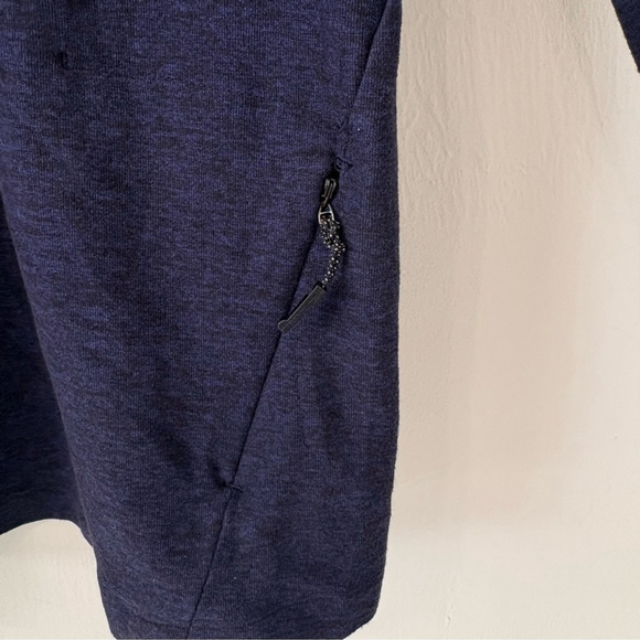 Lululemon Surge Warm 1/2 Zip Heathered Cerulean Blue Sz S EUC - Picture 9 of 9